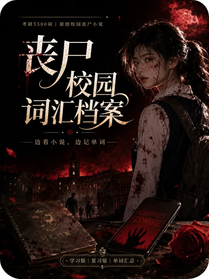《丧尸校园词汇档案》封面